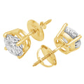 18K Yellow Gold Diamond Stud Earrings Q16311