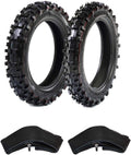 Motocross Front and Rear Tires with 2 Heavy Duty Tubes, Pack of 2 L14090