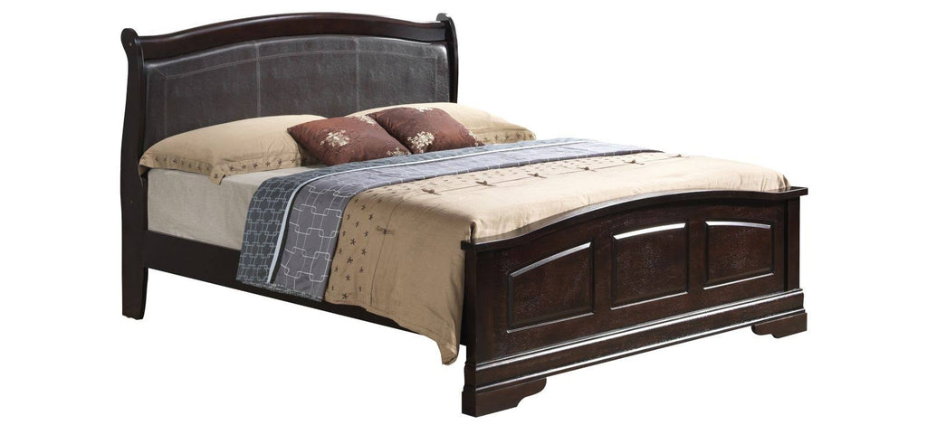 Cappuccino Queen Panel Bed P47698