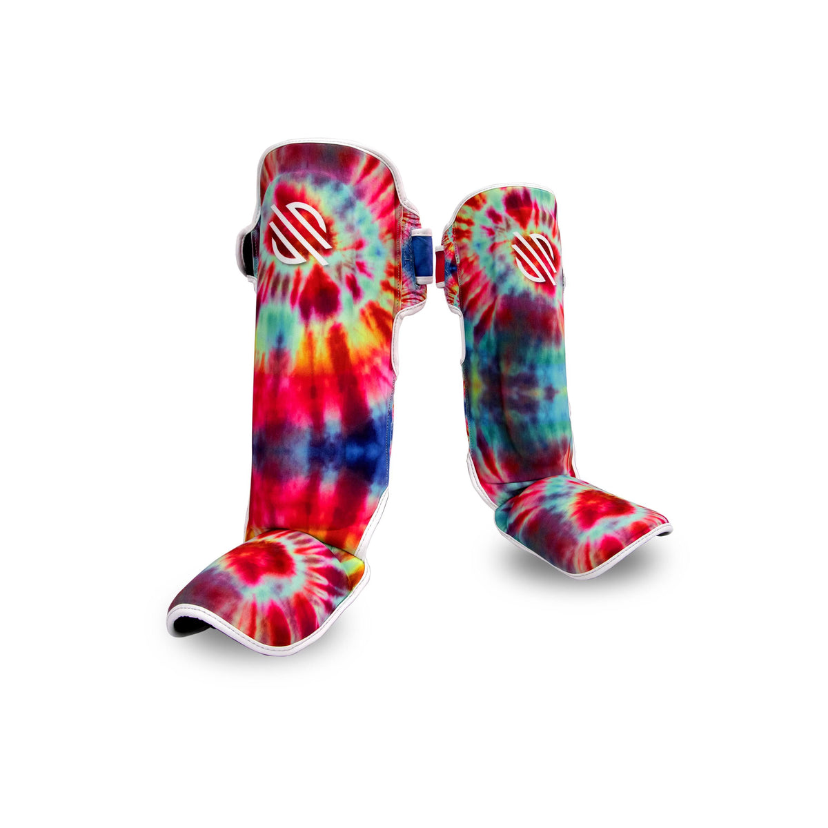 Purple Swirl Hook & Loop Shin Guards S67923
