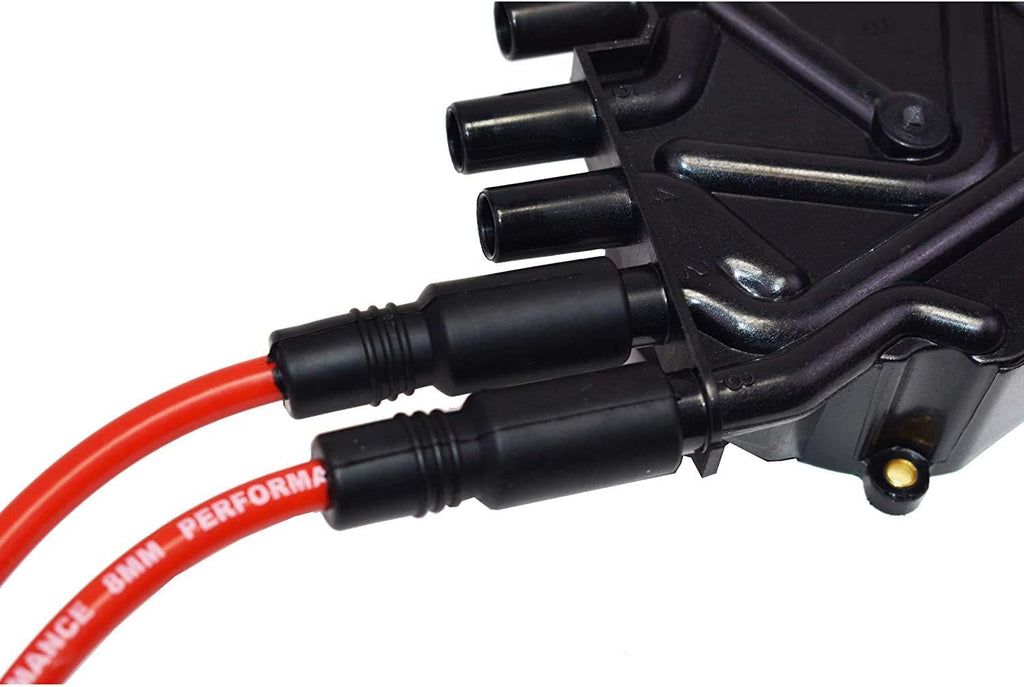 Distributor Cap Rotor Ignition Coil Tune Up Kit with 8.0mm Spark Plug Wires D57413