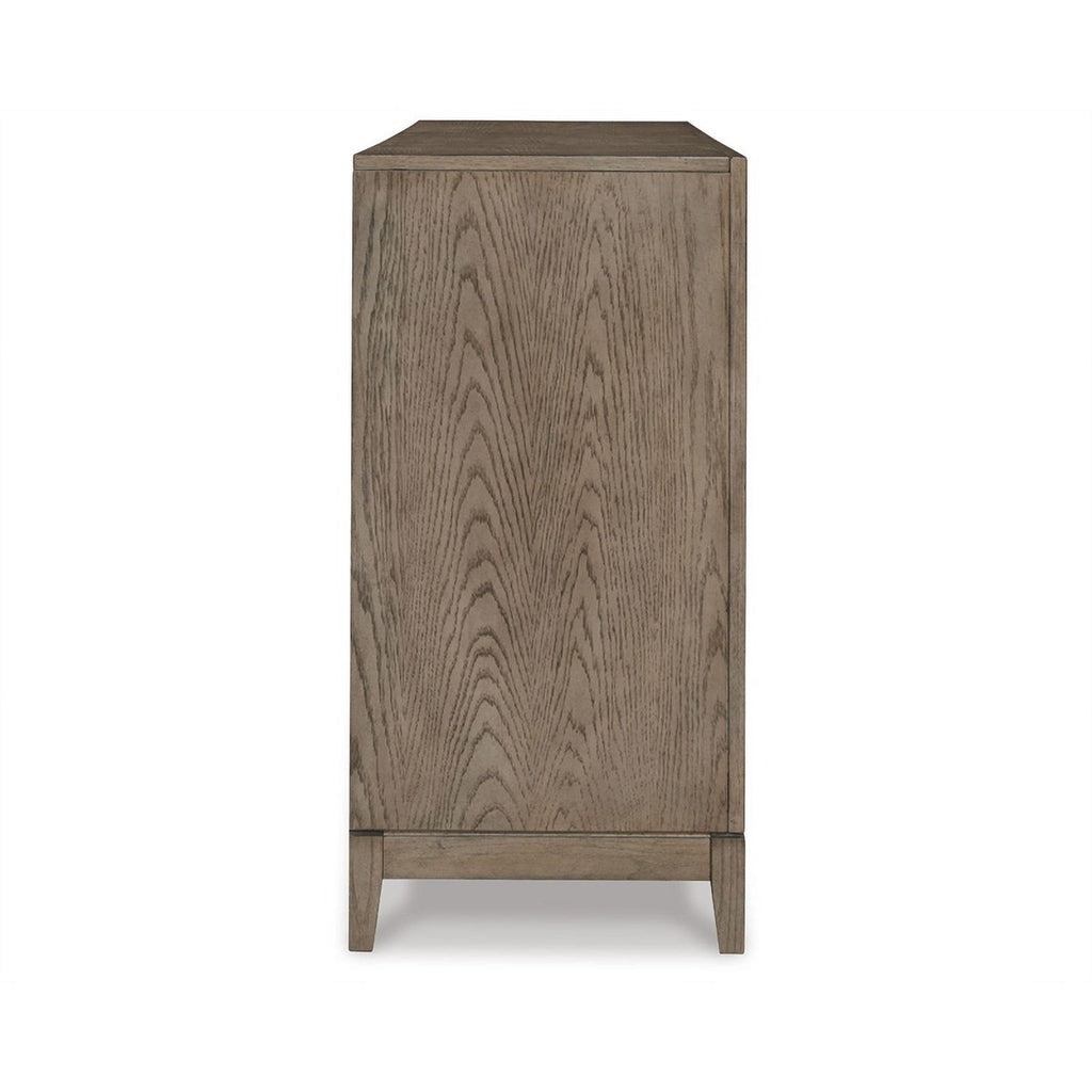 Light Gray Wood Dining Server L348366